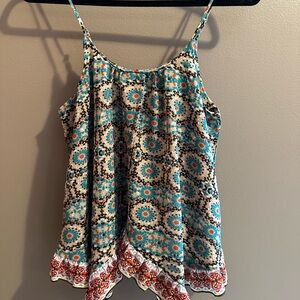 Women’s Patrons of Peace Flowy Tank Size Small EUC!